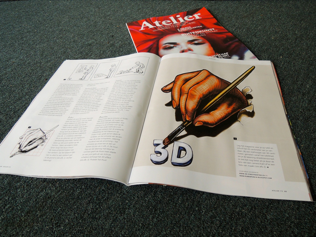 3D illustration Atelier Magazine