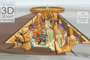 3d-streetart-3d-streetpainting-street-art-fashion-berlijn-2014-2