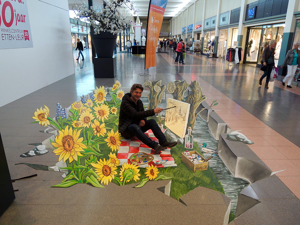 3D Streetart  at Van Gogh Leeft! festival