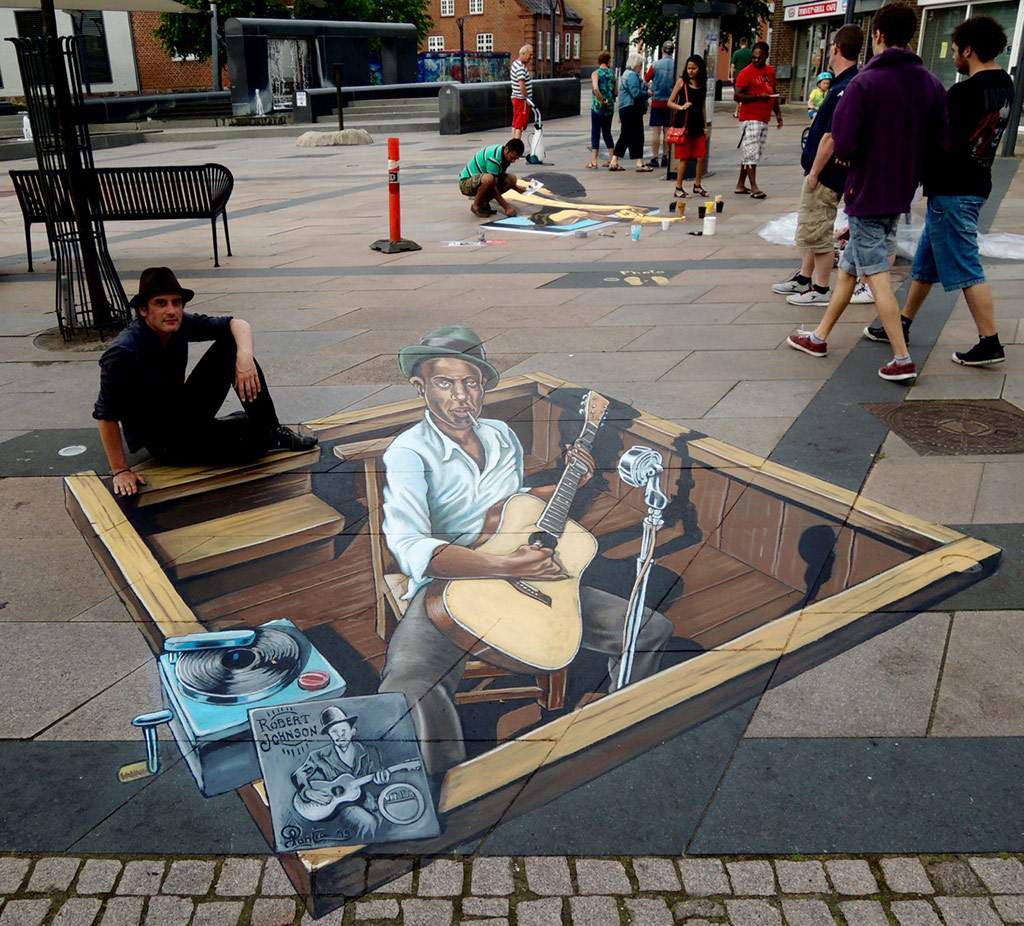 Robert Johnson 3D Street Art Festival – Brande, Denmark