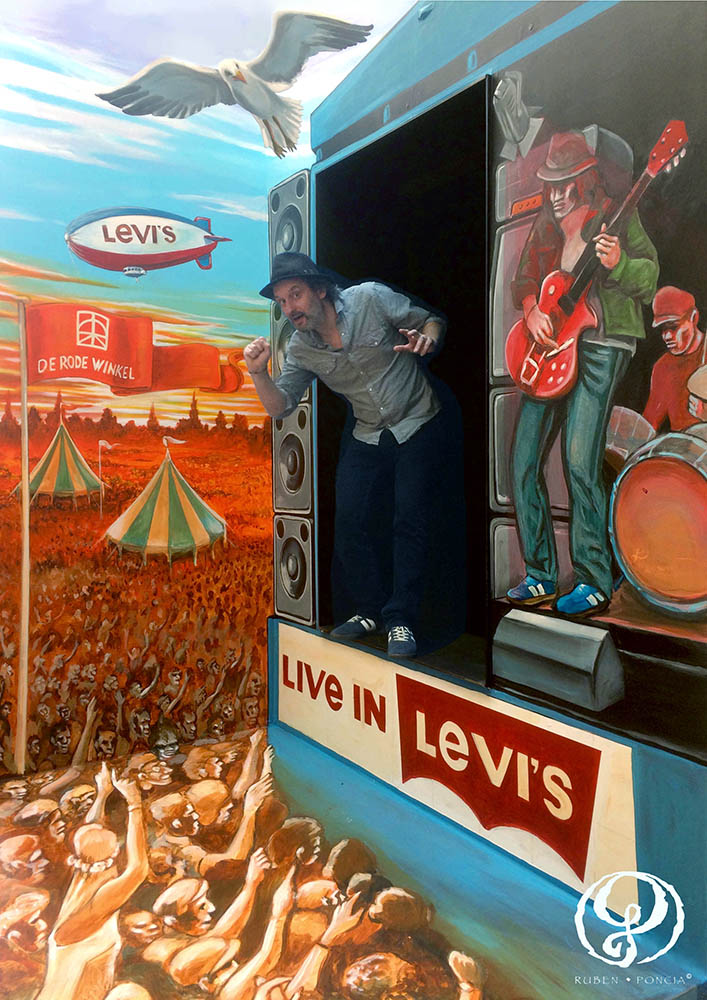 3D Street Painting Installation at ‘De Rode Winkel’, Utrecht