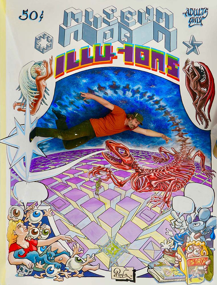 3D Streetpainting 2 at Museum of Illusions in San Francisco, USA