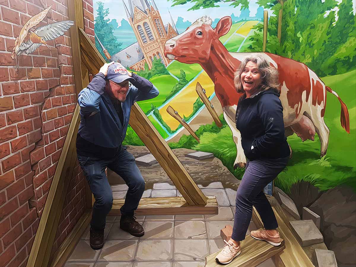 3D Streetpainting for a project in Woerden