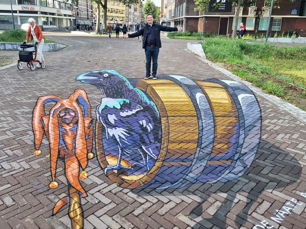 3D Streetpainting 3D Naate Raaf