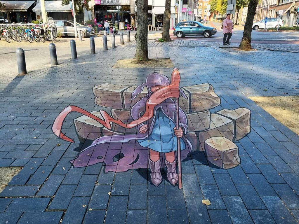 3D Streetpainting 3D Truuj Bolwater